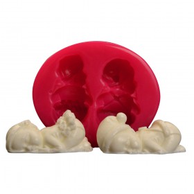 Силиконов калъп "Спящи бебета 2"